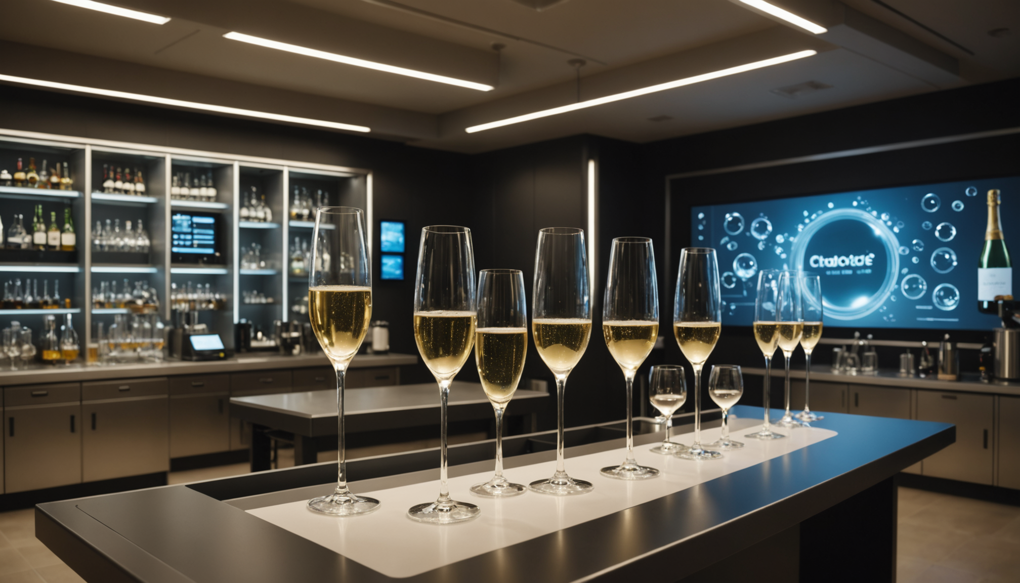 découvrez comment les avancées high-tech révolutionnent le monde du champagne, de la formation des bulles à leur dégustation, en explorant la fascinante science derrière l'effervescence de ce vin mythique.
