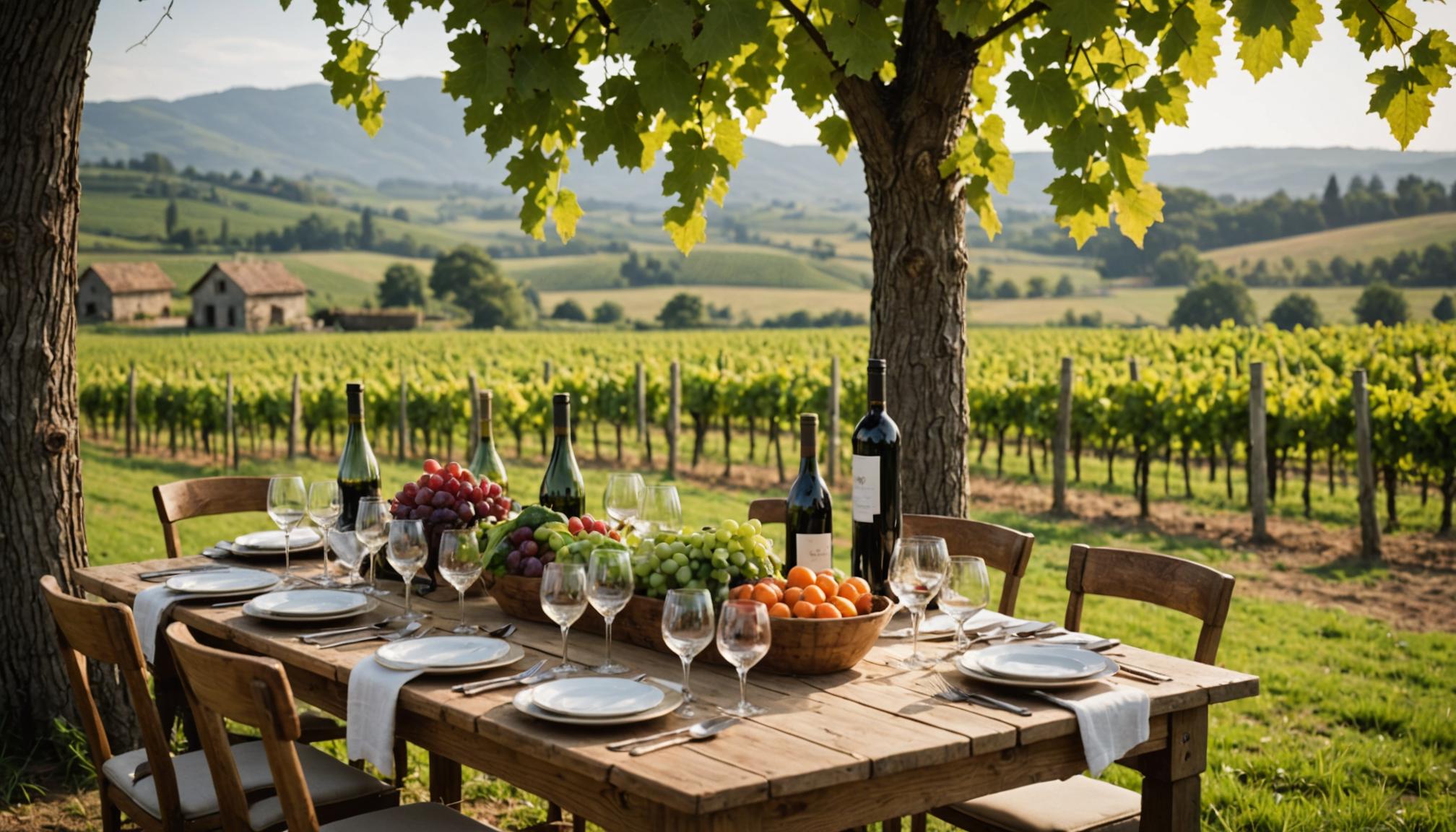 découvrez les expériences « farm to table » associées à des accords mets et vins : vivez une aventure culinaire authentique, de la ferme à votre assiette, sublimée par des vins soigneusement sélectionnés.