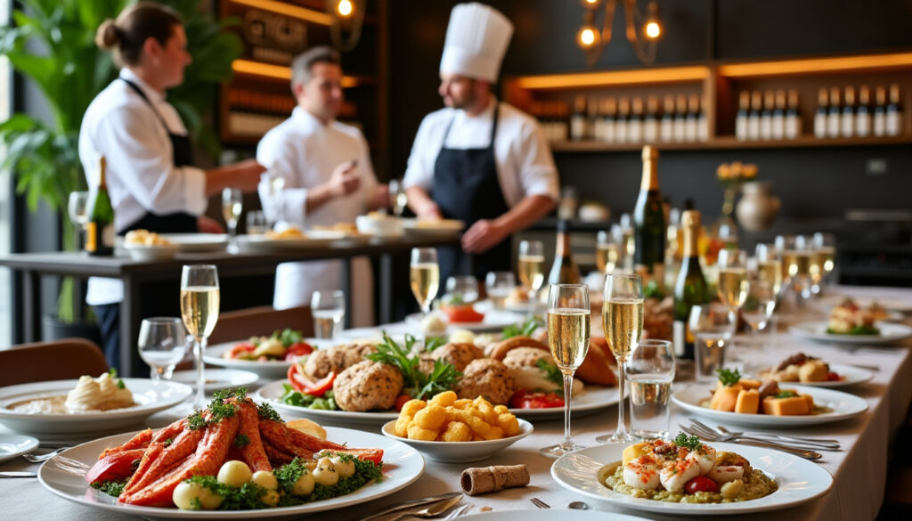 découvrez comment les collaborations entre chefs renommés et maisons de champagne créent des expériences gastronomiques uniques, alliant accords mets et vins d'exception et savoir-faire d'excellence.