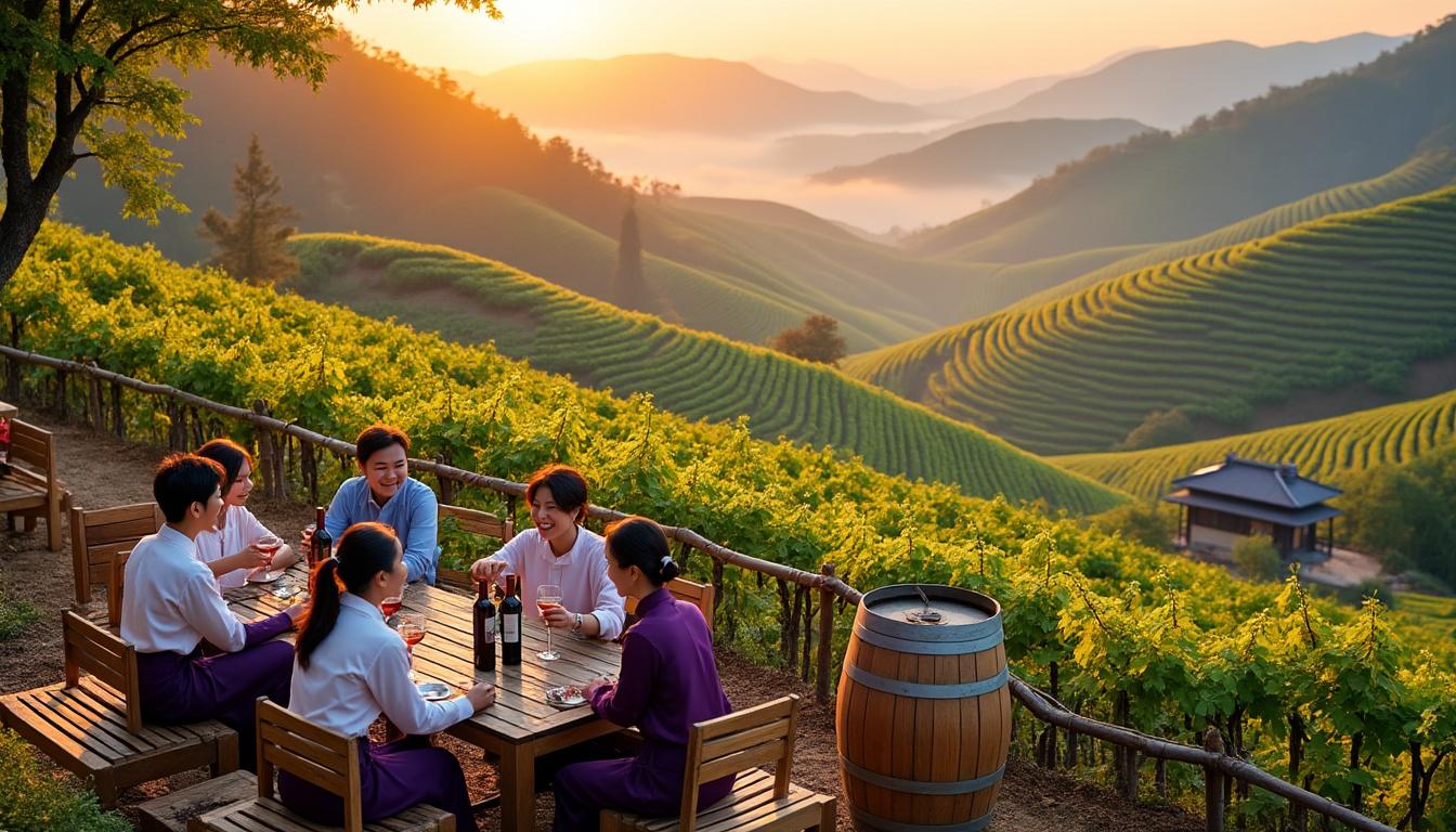 découvrez comment l'oenotourisme connaît un développement rapide en asie, alliant découverte culturelle et dégustation de vins uniques.