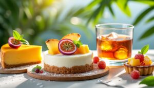 découvrez comment marier à la perfection le rhum avec des desserts tropicaux pour une explosion de saveurs exotiques et gourmandes.