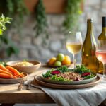 découvrez l'alliance parfaite entre vins naturels et cuisine végétale pour une expérience gustative intense et authentique.