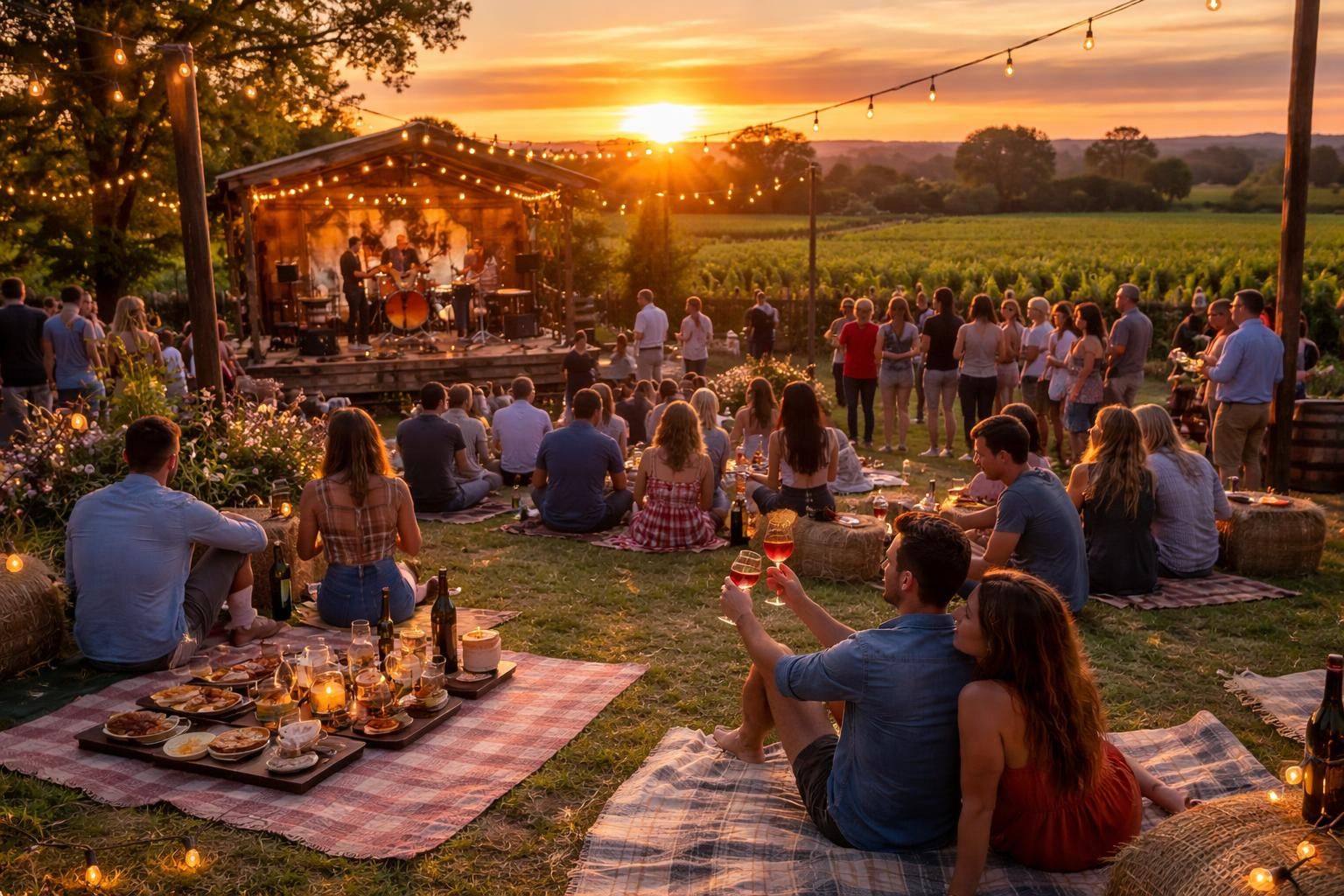 découvrez des dégustations de vins accompagnées de concerts dans les domaines viticoles grâce au festival œnomusique, une expérience unique alliant musique et œnologie.