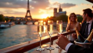 découvrez les croisières champagne sur la seine, une expérience unique alliant dégustation de champagne et balade romantique au cœur de paris.