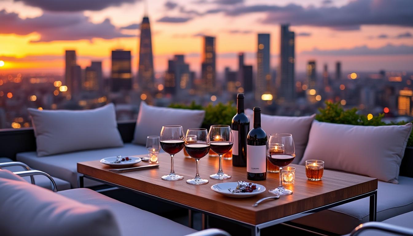 découvrez les meilleurs rooftops de luxe pour déguster des vins d'exception dans les grandes capitales du monde. une expérience unique entre panorama spectaculaire et saveurs raffinées.