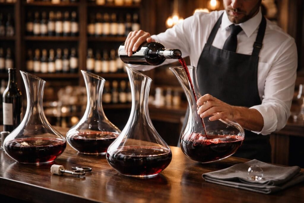 découvrez l'aération vin professionnelle idéale pour sommeliers et restaurants avec les décanteurs riedel, alliant élégance et efficacité pour sublimer chaque dégustation.
