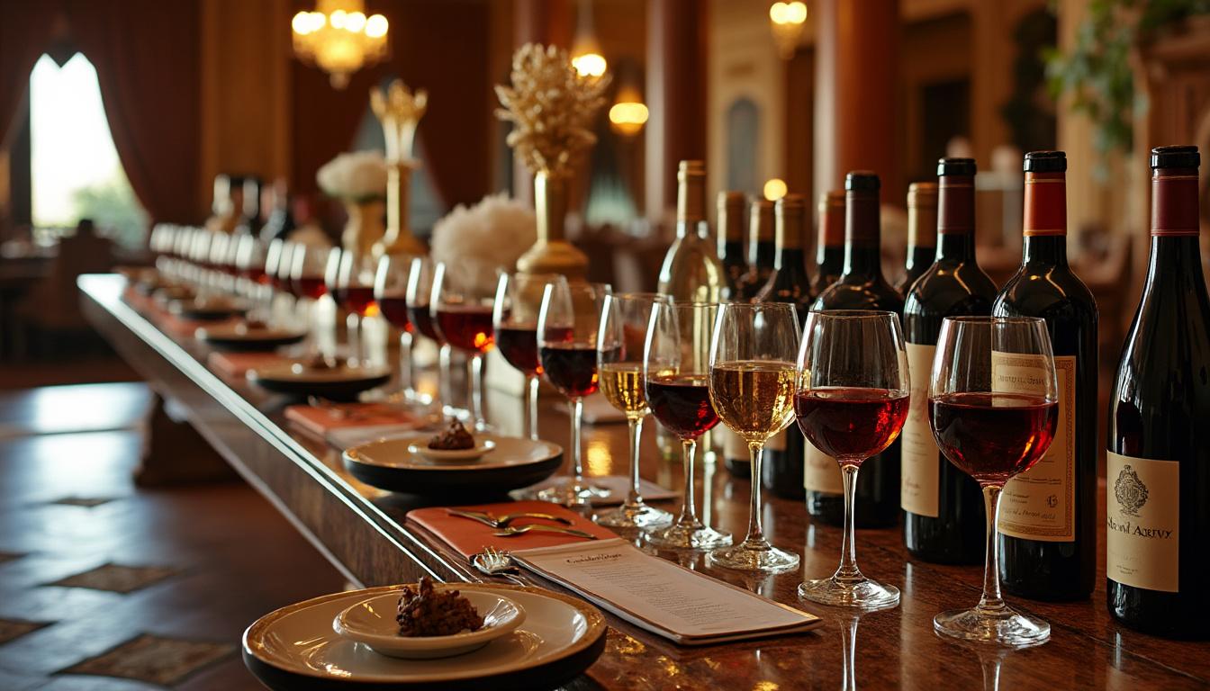 découvrez des expériences œnologiques exclusives dans les palaces prestigieux du moyen-orient, alliant luxe et dégustations de vins d'exception.